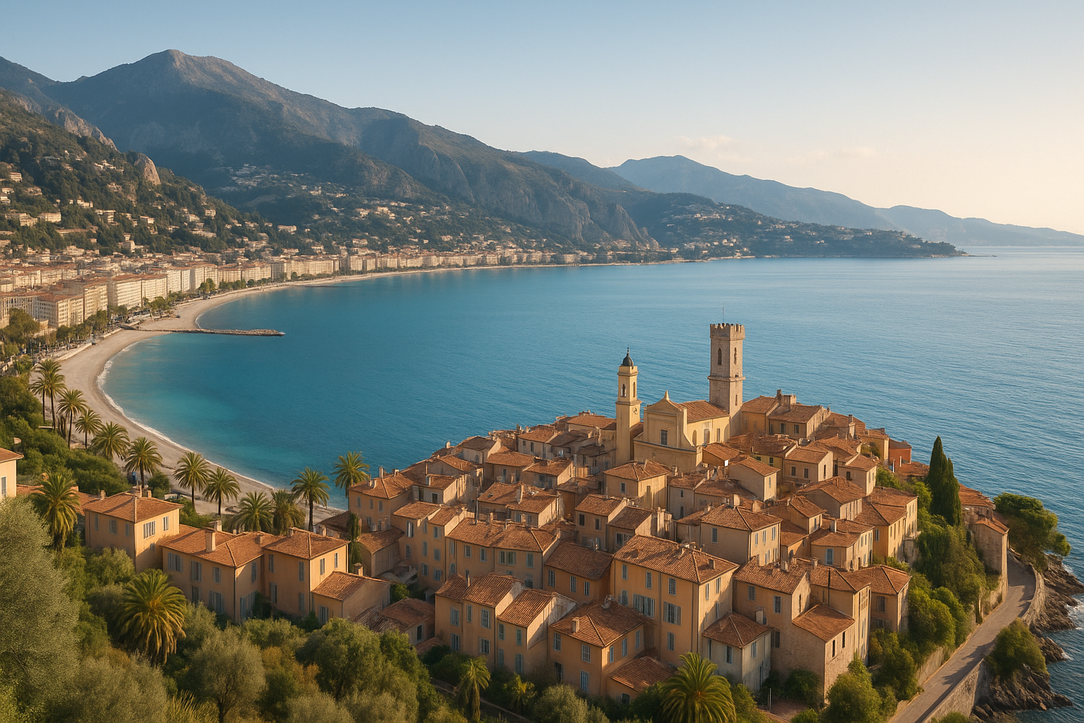 Paysage du département Alpes-Maritimes