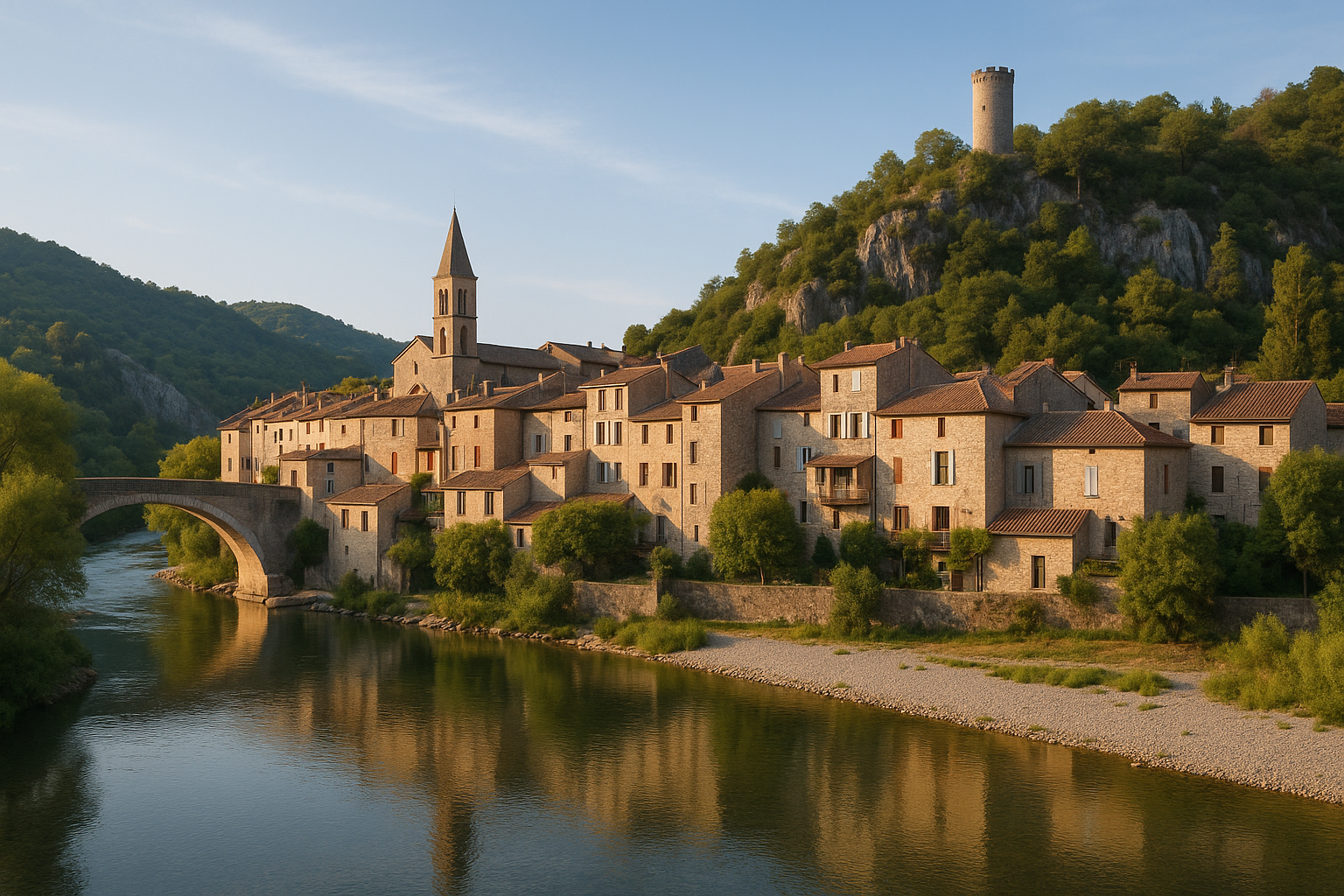 Paysage du département Ardèche