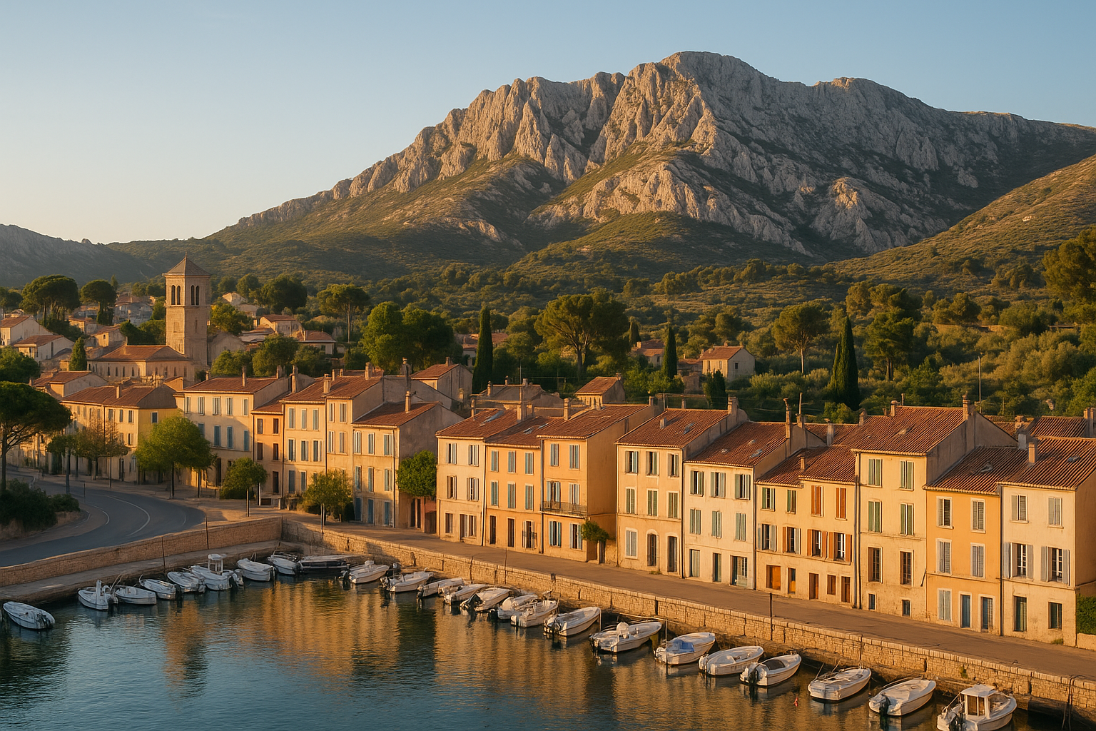 Paysage du département Bouches-du-Rhône