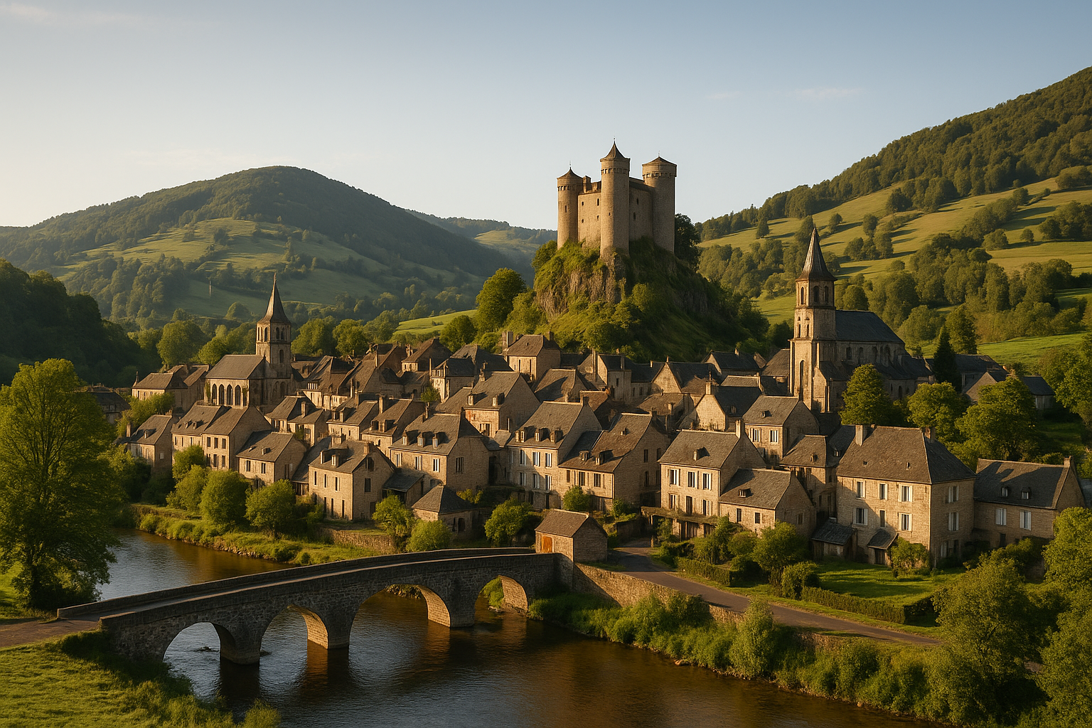 Paysage du département Cantal