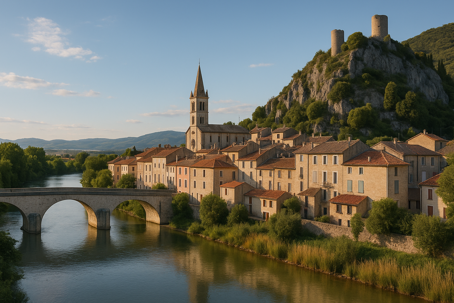 Paysage du département Drôme