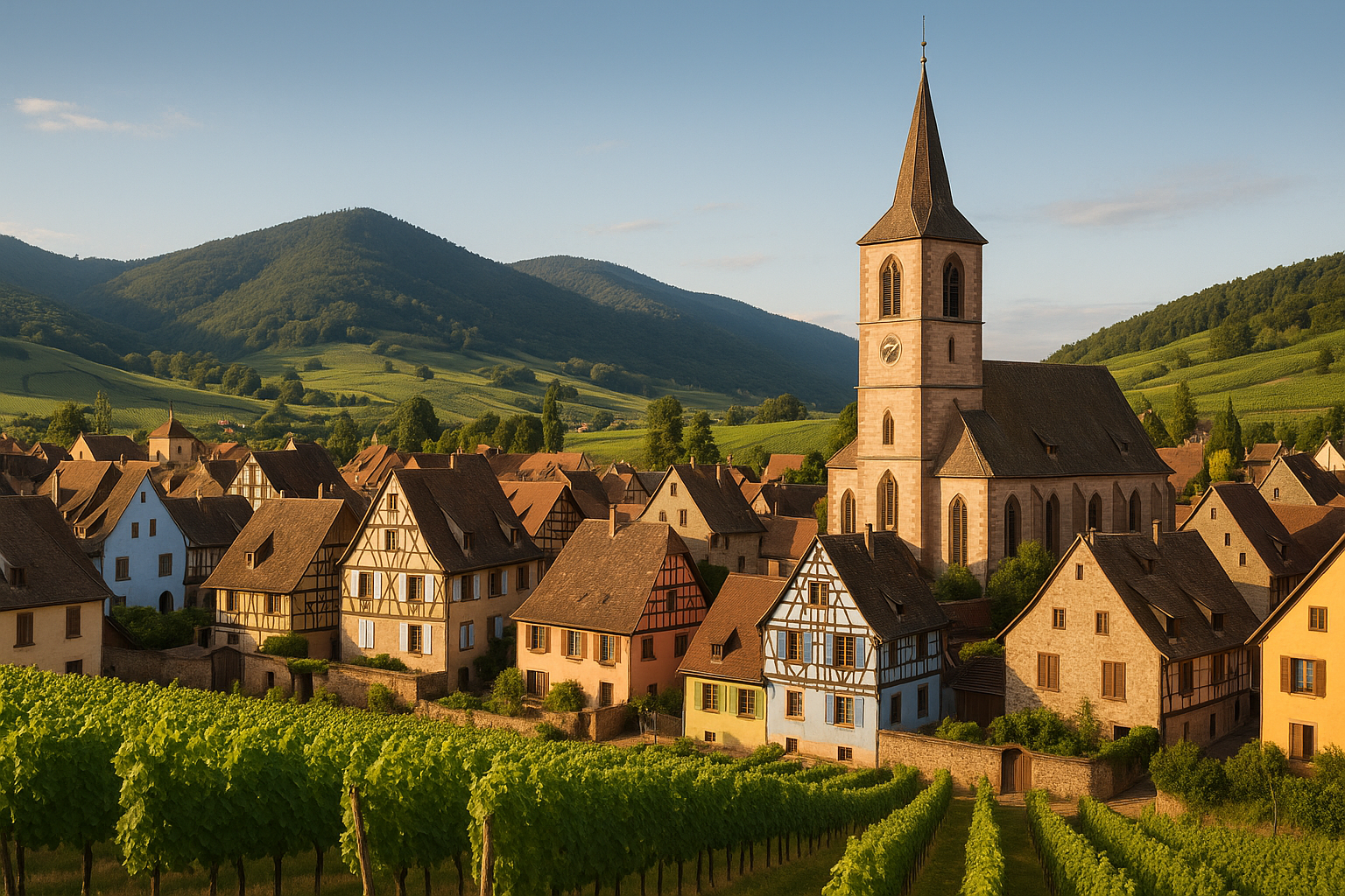 Paysage du département Haut-Rhin