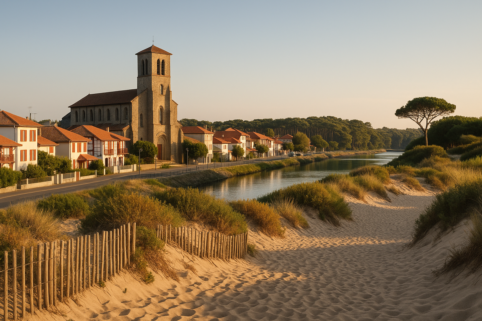 Paysage du département Landes