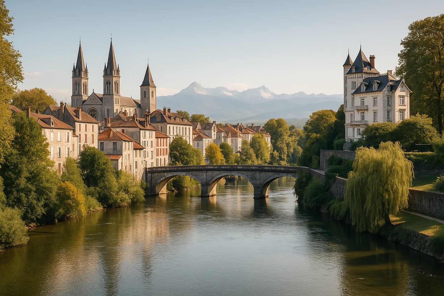 Paysage du département Pyrénées-Atlantiques