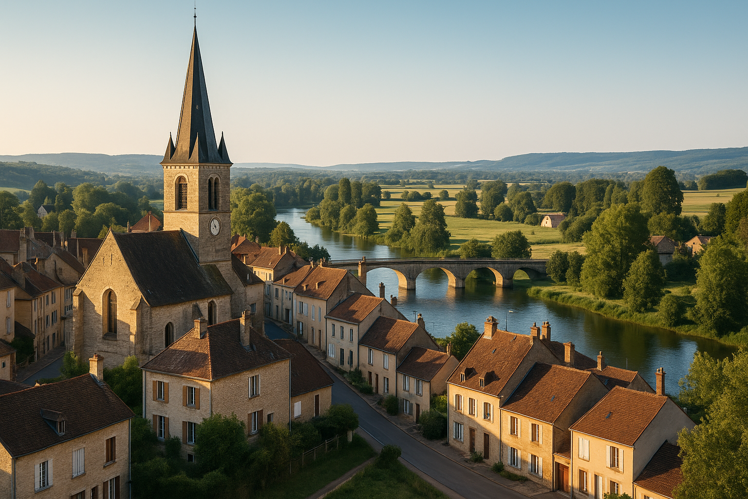 Paysage du département Saône-et-Loire