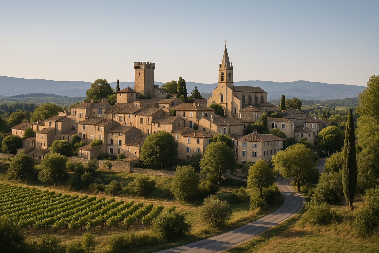 Paysage du département Vaucluse