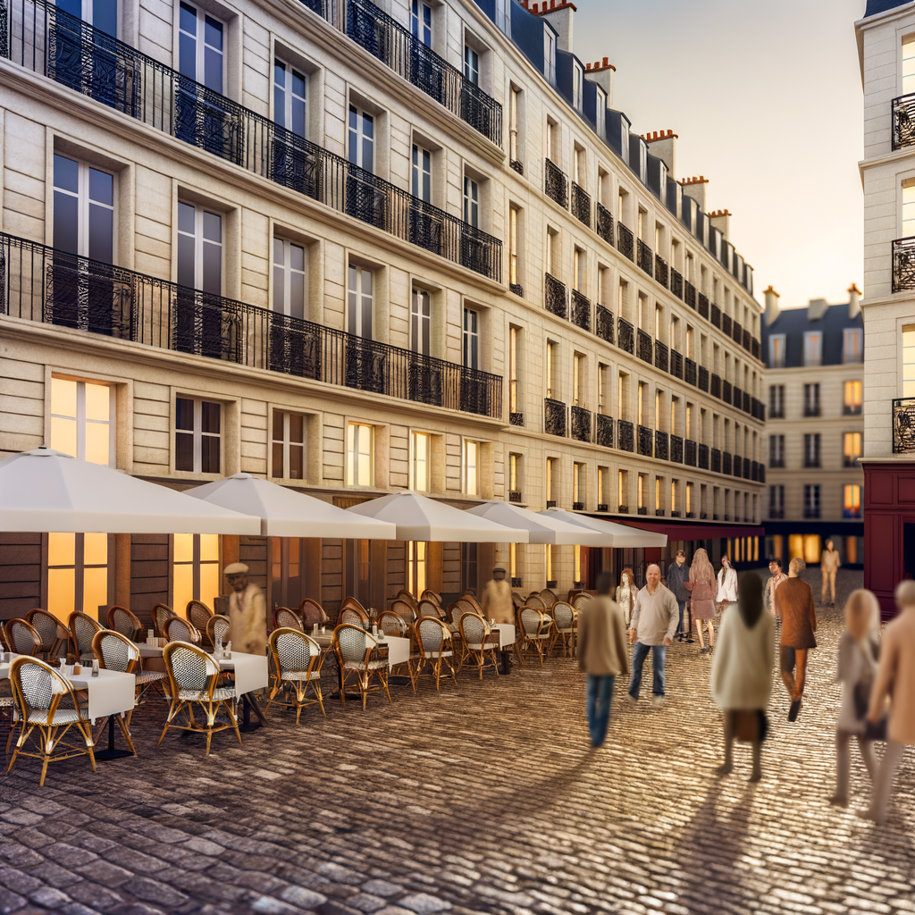 Scène de ville typique